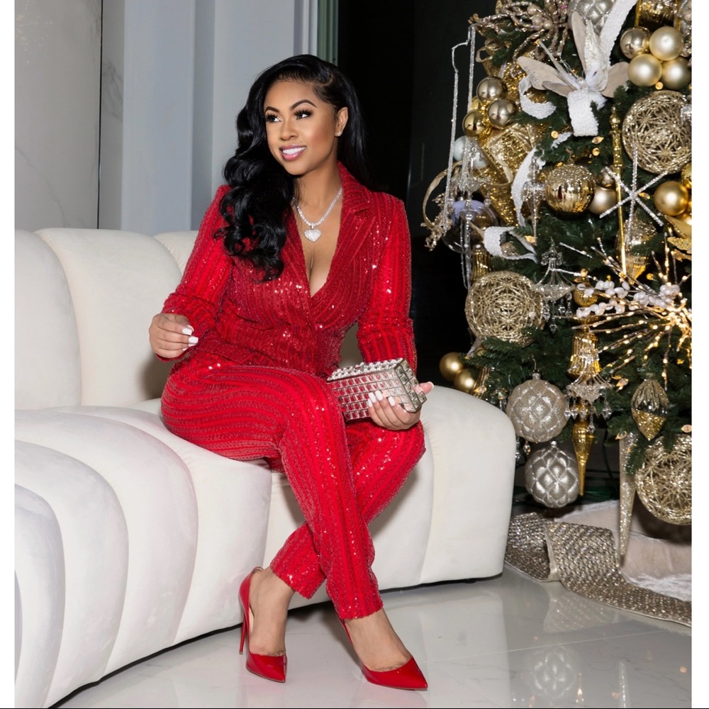 Bling RED suit